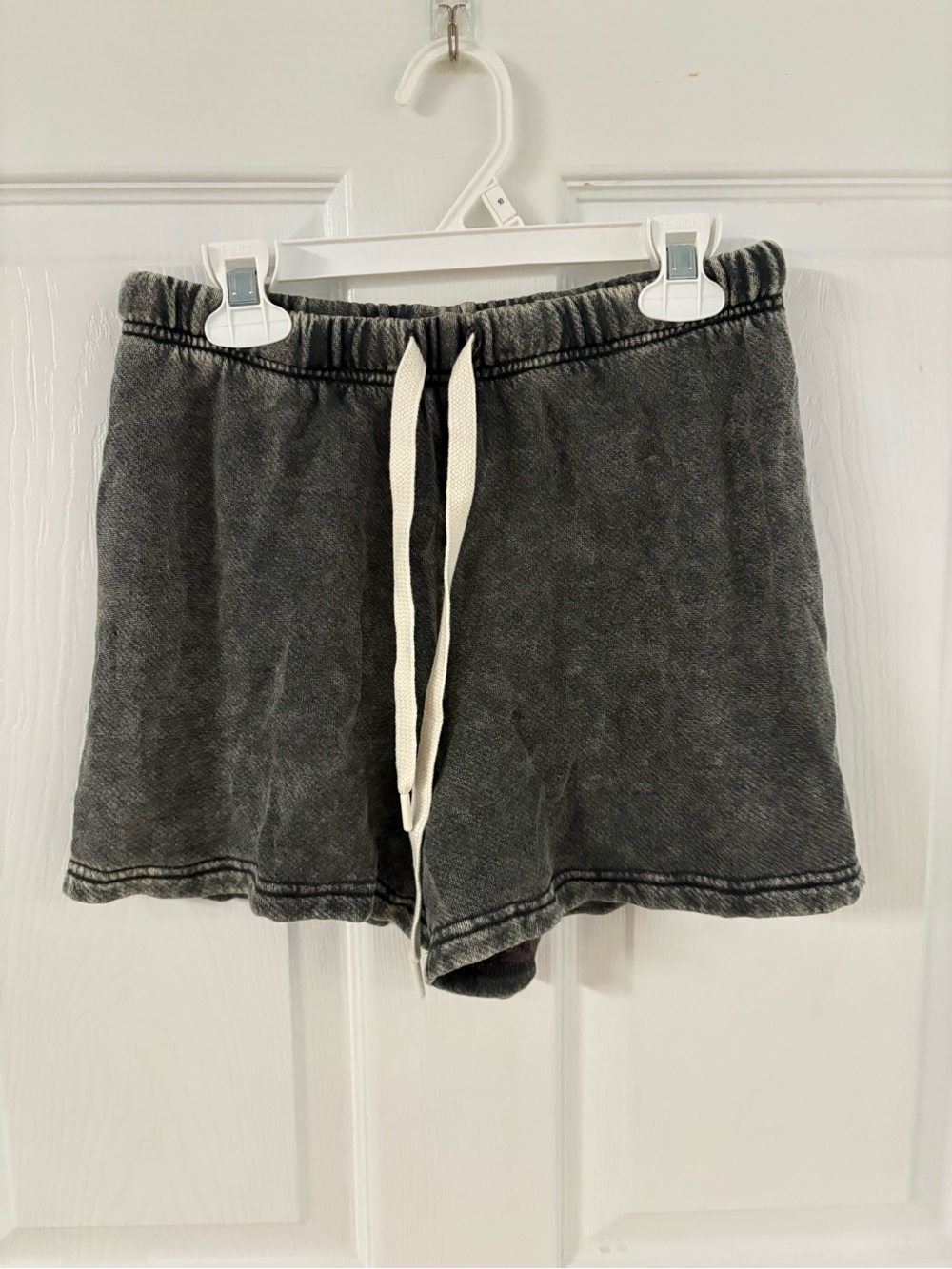 NEW aerie Washed Charcoal Drawstring Shorts